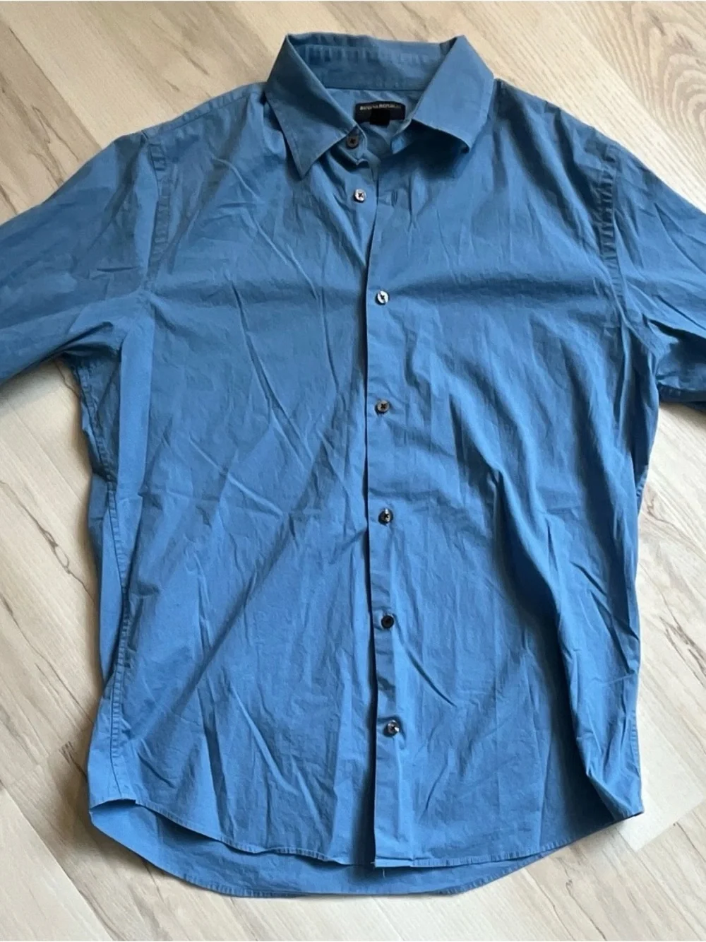Banana Republic Slate Blue Men's Dress Shirt